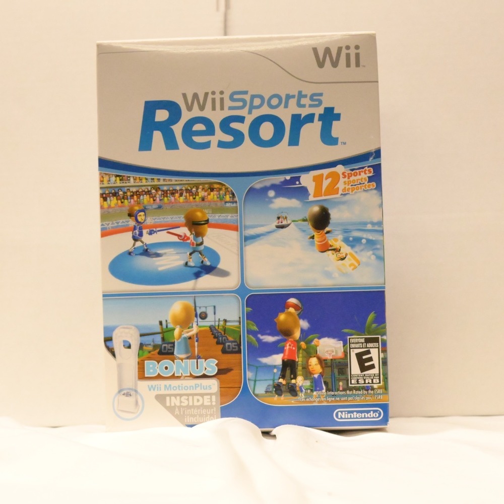 Wii Sports Resort Nintendo Wii Big Box Complete Manual Inserts